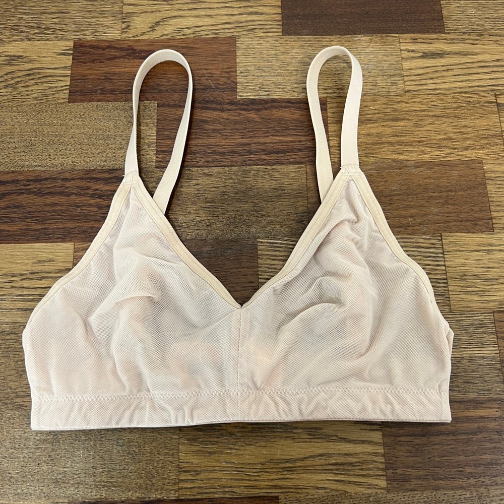 Unsubscribed Womens Bralette Top‎ Bra XS Nude